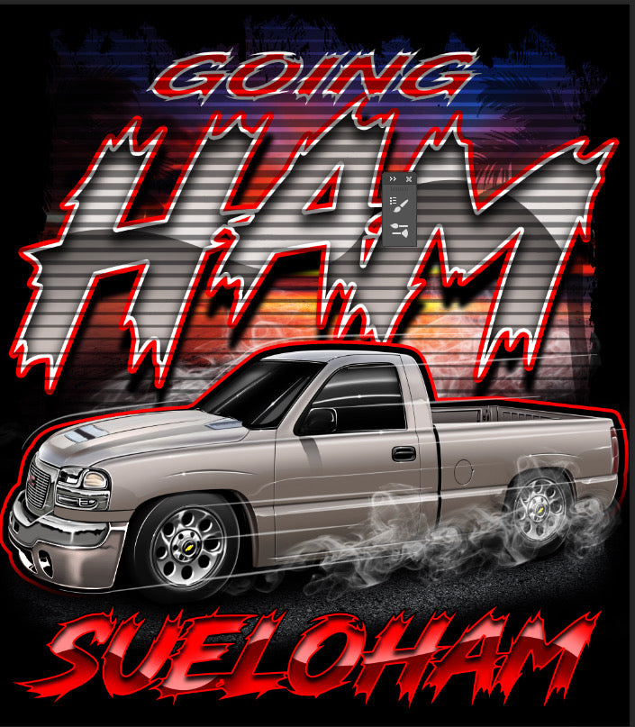 “GOING HAM” GMC TRUCK T-SHIRT