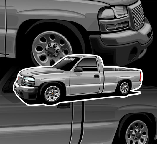 GMC SIERRA TRUCK STICKER